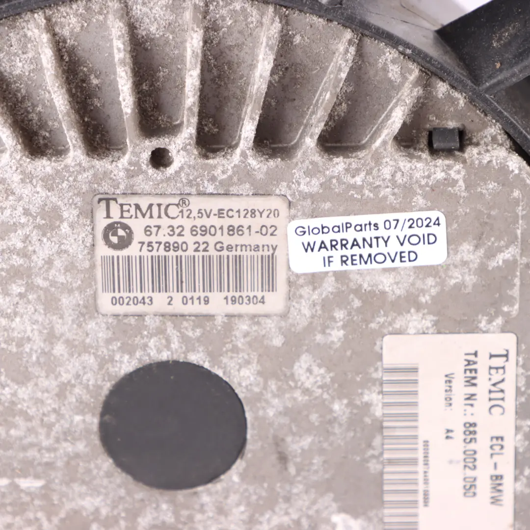 Fan Housing With Fan 600W 6901861 to BMW X3 Series E83 with Part number 3400022 BMW X3 Series E83 Fan Housing With Fan 600W 6901861 - SKU 3400022 - Part number 3400022