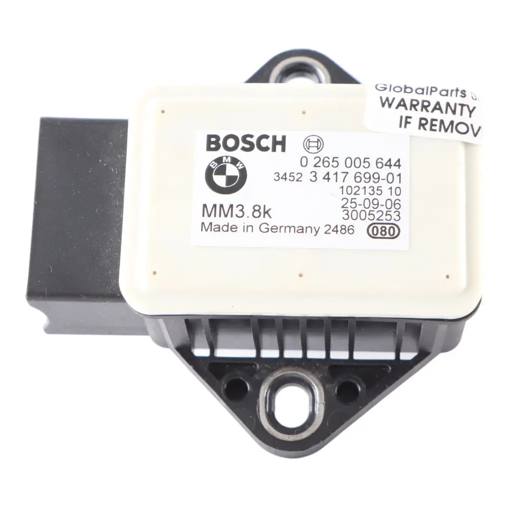 Sensore di velocità BMW E83 LCI E90 E91 E92 Sensore di imbardata per con numero di parte 3417699 Sensore di velocità BMW E83 LCI E90 E91 E92 Sensore di imbardata - SKU 3417699 - Numero di parte 3417699