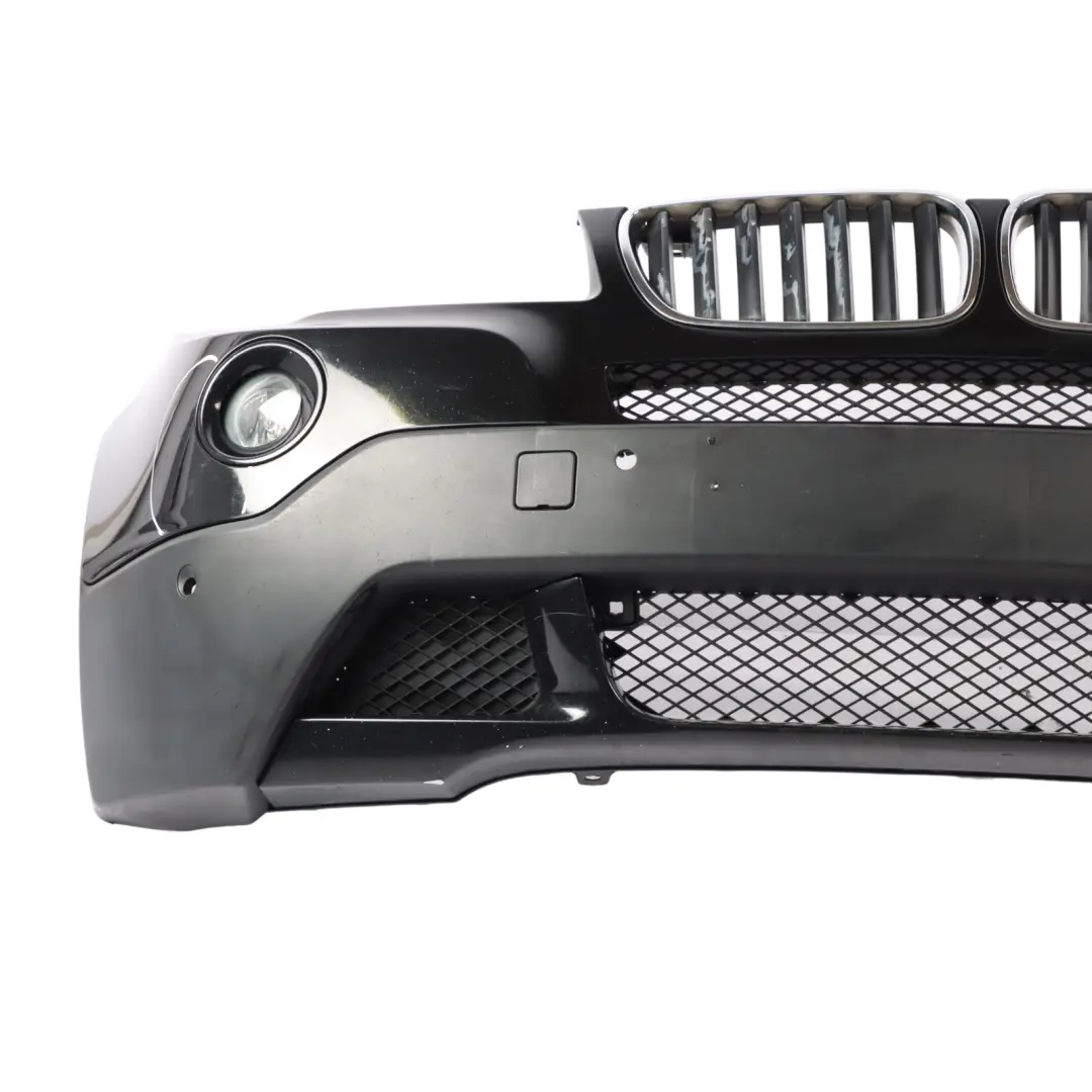 Front Bumper Panel BMW X3 E83 LCI Complete PDC Schwarz 2 Black - 668 to with Part number 3445874 Front Bumper Panel BMW X3 E83 LCI Complete PDC Schwarz 2 Black - 668 - SKU 3445874-SCH2 - Part number 3445874