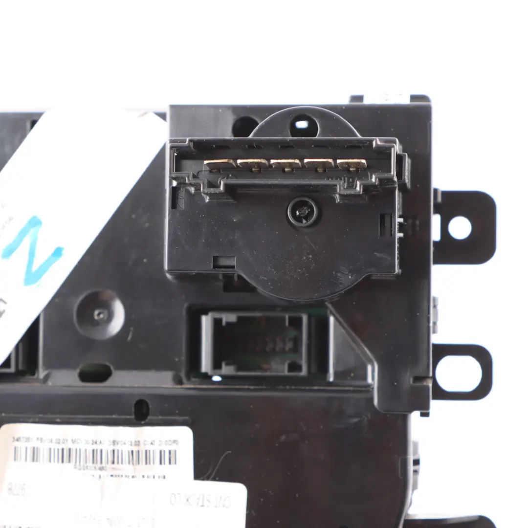 Control Automático de Aire Acondicionado 3456169 para Mini Cooper R55 R56 LCI con número de pieza 3457399 Mini Cooper R55 R56 LCI Control Automático de Aire Acondicionado 3456169 - SKU 3457399-6 - Número de pieza 3457399