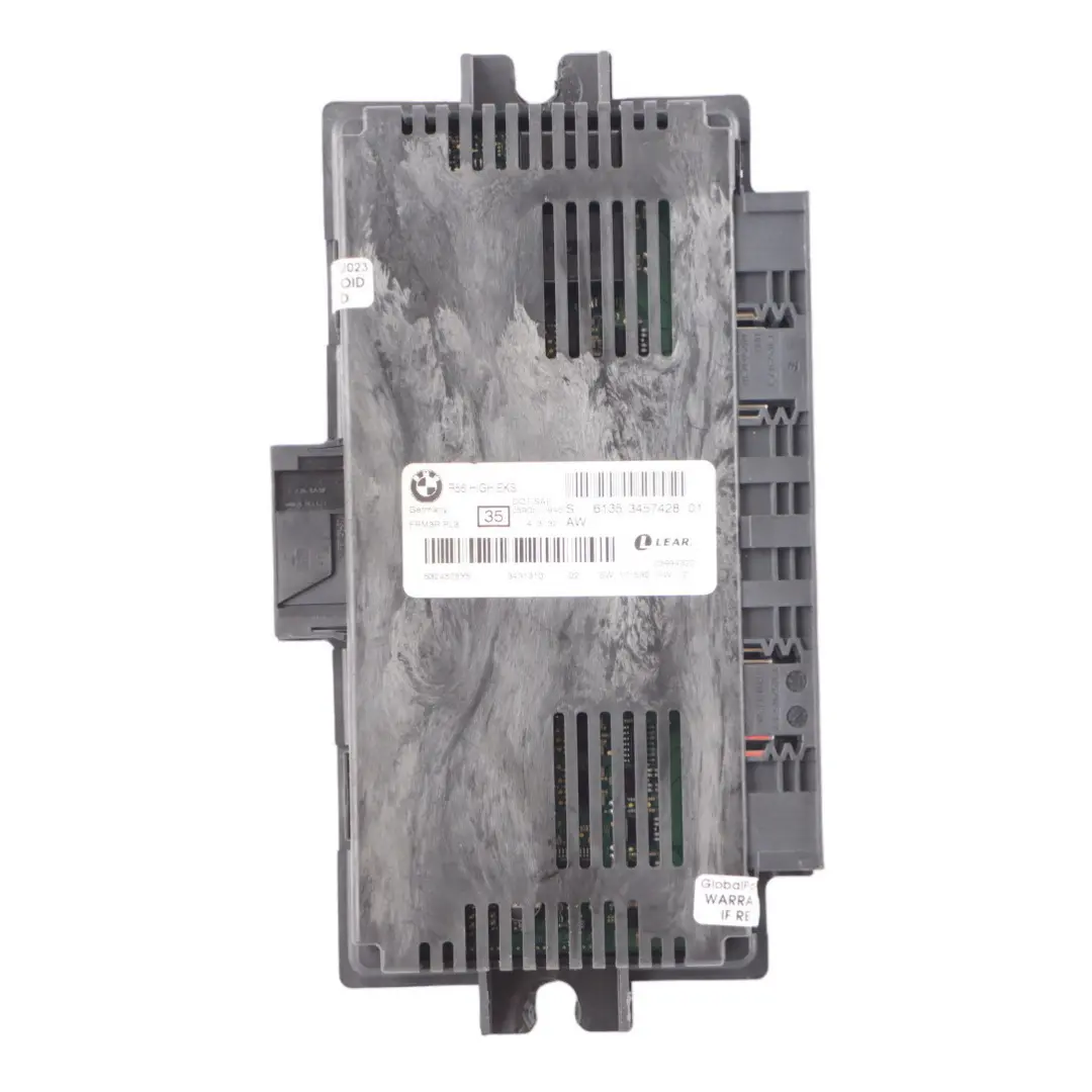 Footwell Light Module High EKS ECU LEAR PL3 FRM3R to Mini Cooper R57 with Part number 3457428 Mini Cooper R57 Footwell Light Module High EKS ECU LEAR PL3 FRM3R - SKU 3457428-3 - Part number 3457428