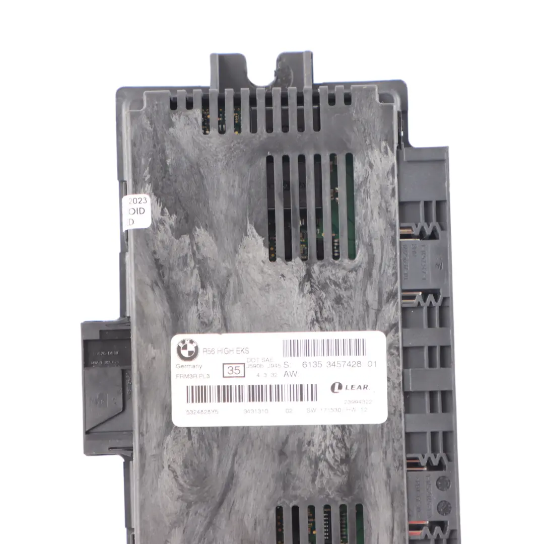 Footwell Light Module High EKS ECU LEAR PL3 FRM3R to Mini Cooper R57 with Part number 3457428 Mini Cooper R57 Footwell Light Module High EKS ECU LEAR PL3 FRM3R - SKU 3457428-3 - Part number 3457428