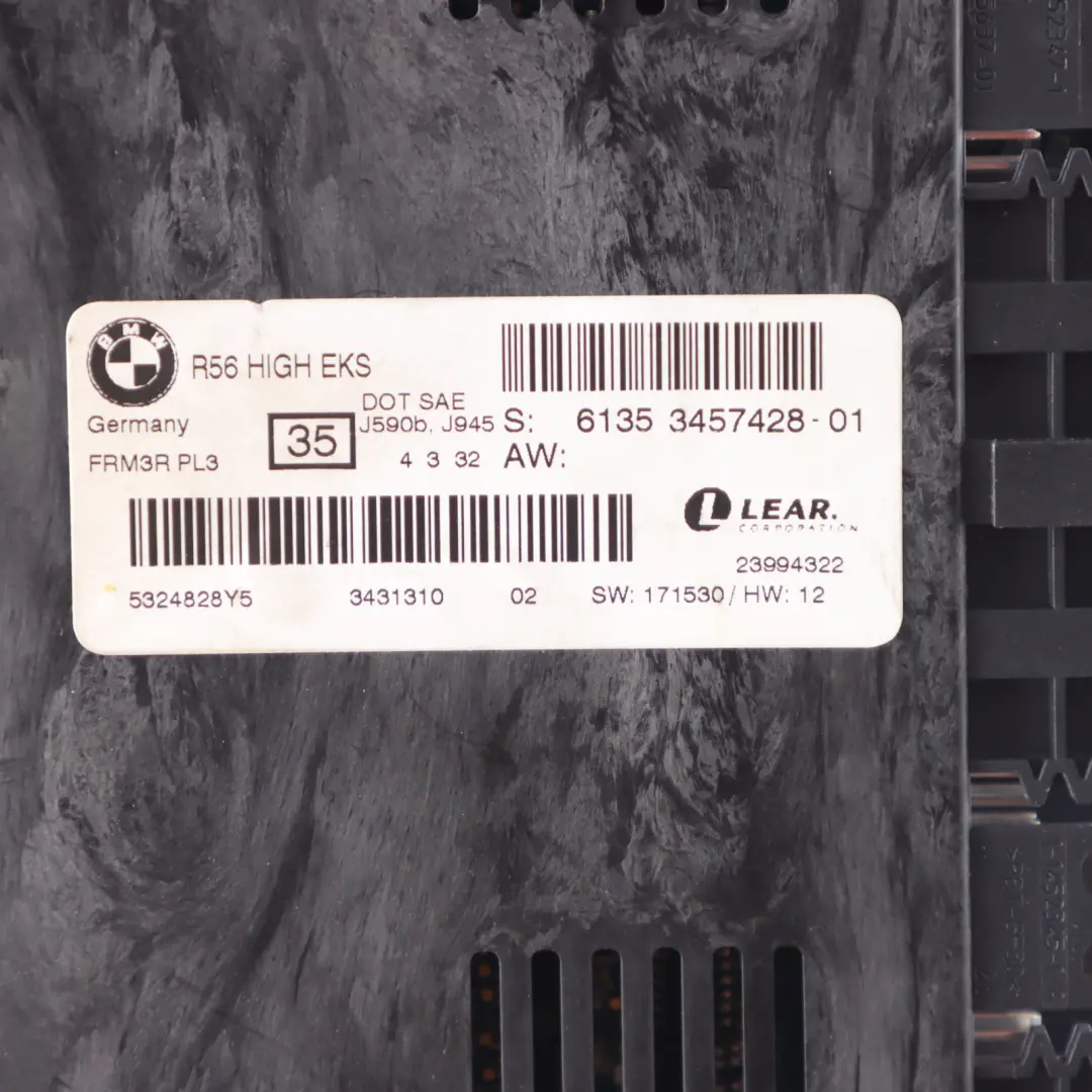 Mini Cooper R57 Footwell Light Module High EKS ECU LEAR PL3 FRM3R - SKU 3457428-3 - Part number 3457428