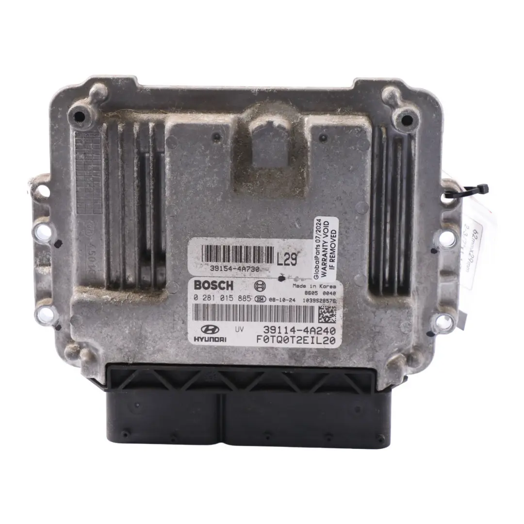 Hyundai H-1 2.5 Diesel Engine Control Unit Module 39114-4A240 Manual - SKU 391144A240 - Part number 391144A240