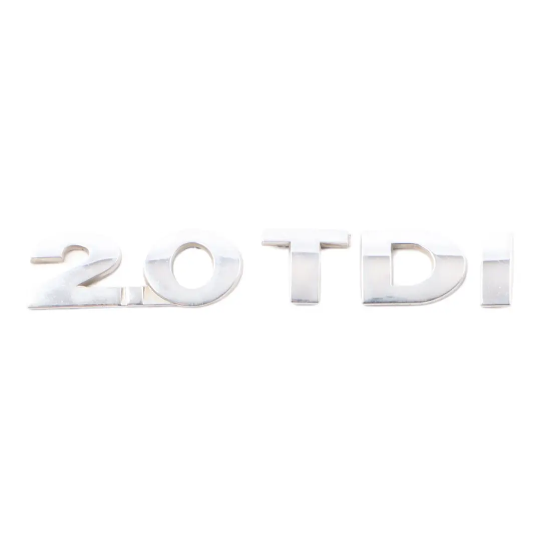 Volkswagen Touran 1T Trunk Lid Boot Lettering 2.0 TDI Emblem Badge - SKU 3B0853675AQ - Part number 3B0853675AQ