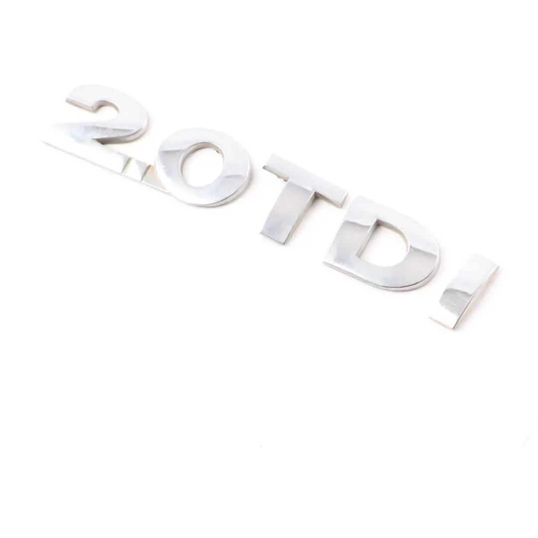 Volkswagen Touran 1T Trunk Lid Boot Lettering 2.0 TDI Emblem Badge - SKU 3B0853675AQ - Part number 3B0853675AQ