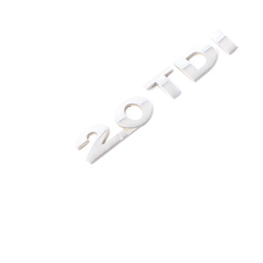 Trunk Lid Boot Lettering 2.0 TDI Emblem Badge to Volkswagen Touran 1T with Part number 3B0853675AQ Volkswagen Touran 1T Trunk Lid Boot Lettering 2.0 TDI Emblem Badge - SKU 3B0853675AQ - Part number 3B0853675AQ