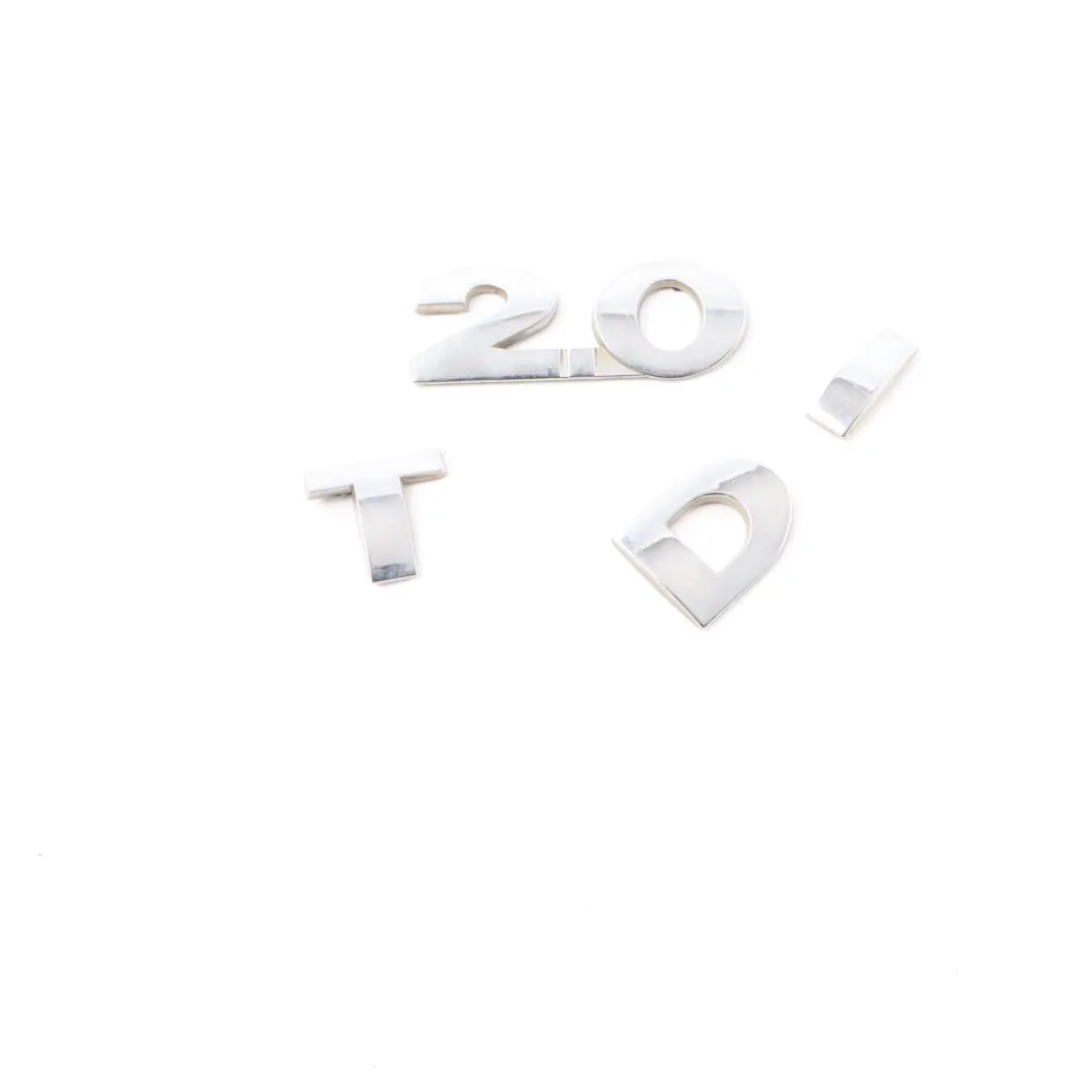 Volkswagen Touran 1T Trunk Lid Boot Lettering 2.0 TDI Emblem Badge - SKU 3B0853675AQ - Part number 3B0853675AQ