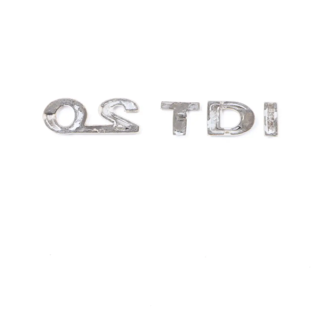 Trunk Lid Boot Lettering 2.0 TDI Emblem Badge to Volkswagen Touran 1T with Part number 3B0853675AQ Volkswagen Touran 1T Trunk Lid Boot Lettering 2.0 TDI Emblem Badge - SKU 3B0853675AQ - Part number 3B0853675AQ