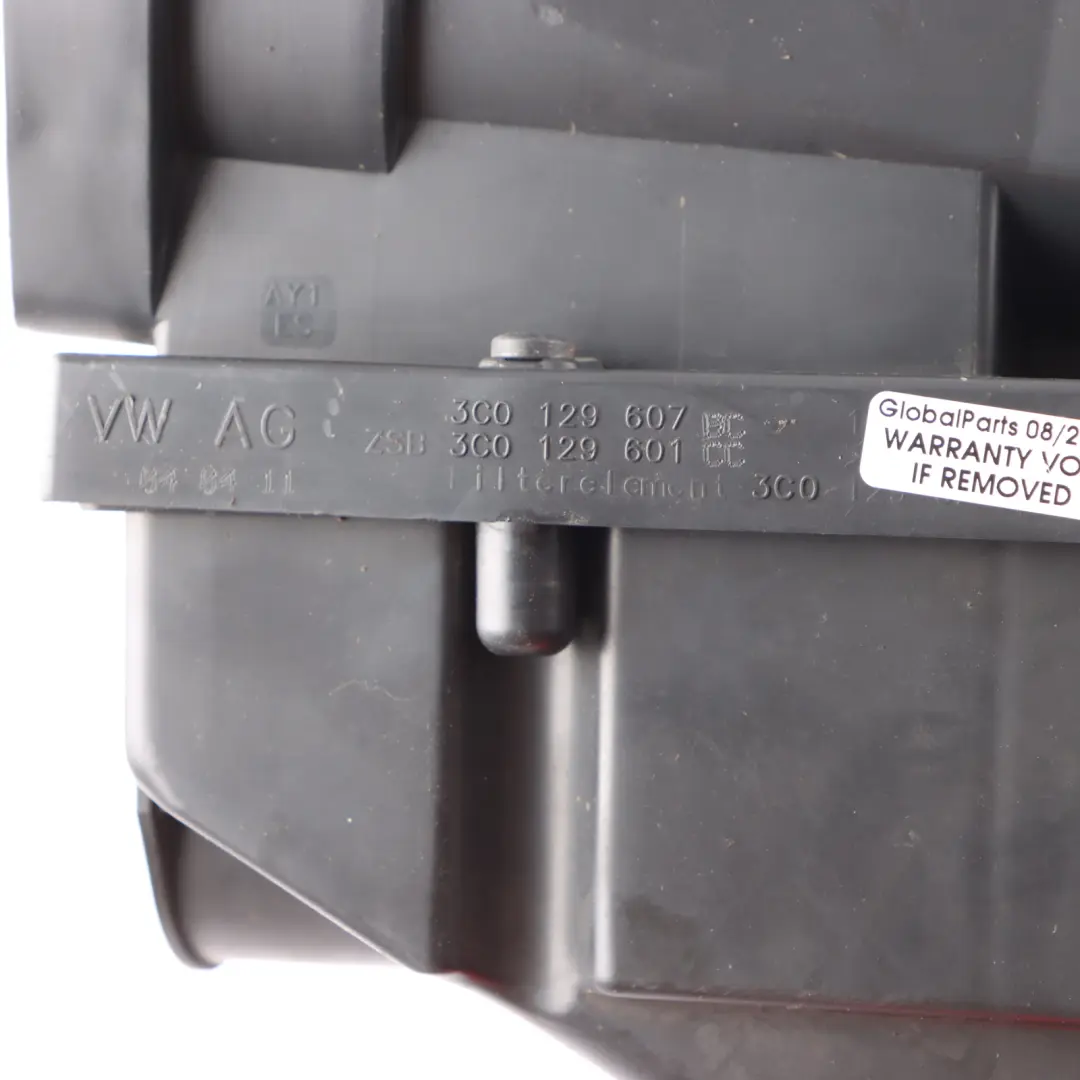  Boîtier de filtre à air Audi A3 8P Boîtier de silencieux d'admission - SKU 3C0129607BC - Numéro de pièce 3C0129607BC
