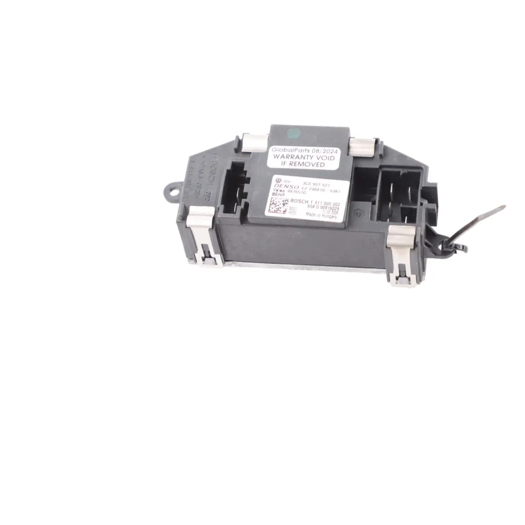  Heater Resistor Volkswagen VW Touran 1T Blower Motor Fan Resistor - SKU 3C0907521 - Part number 3C0907521