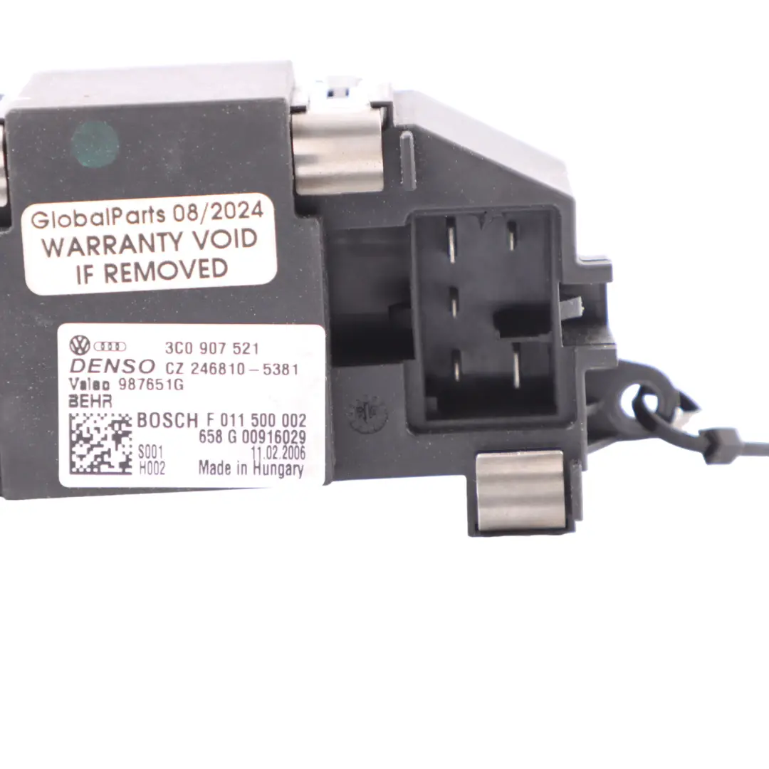 Heater Resistor Volkswagen VW Touran 1T Blower Motor Fan Resistor - SKU 3C0907521 - Part number 3C0907521