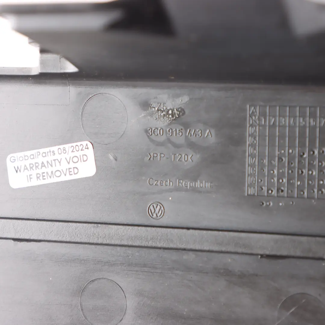Audi A3 8P Batteriefach Abdeckung Gehäuse Trim Halter Halterung - SKU 3C0915443A - Teilenummer 3C0915443A