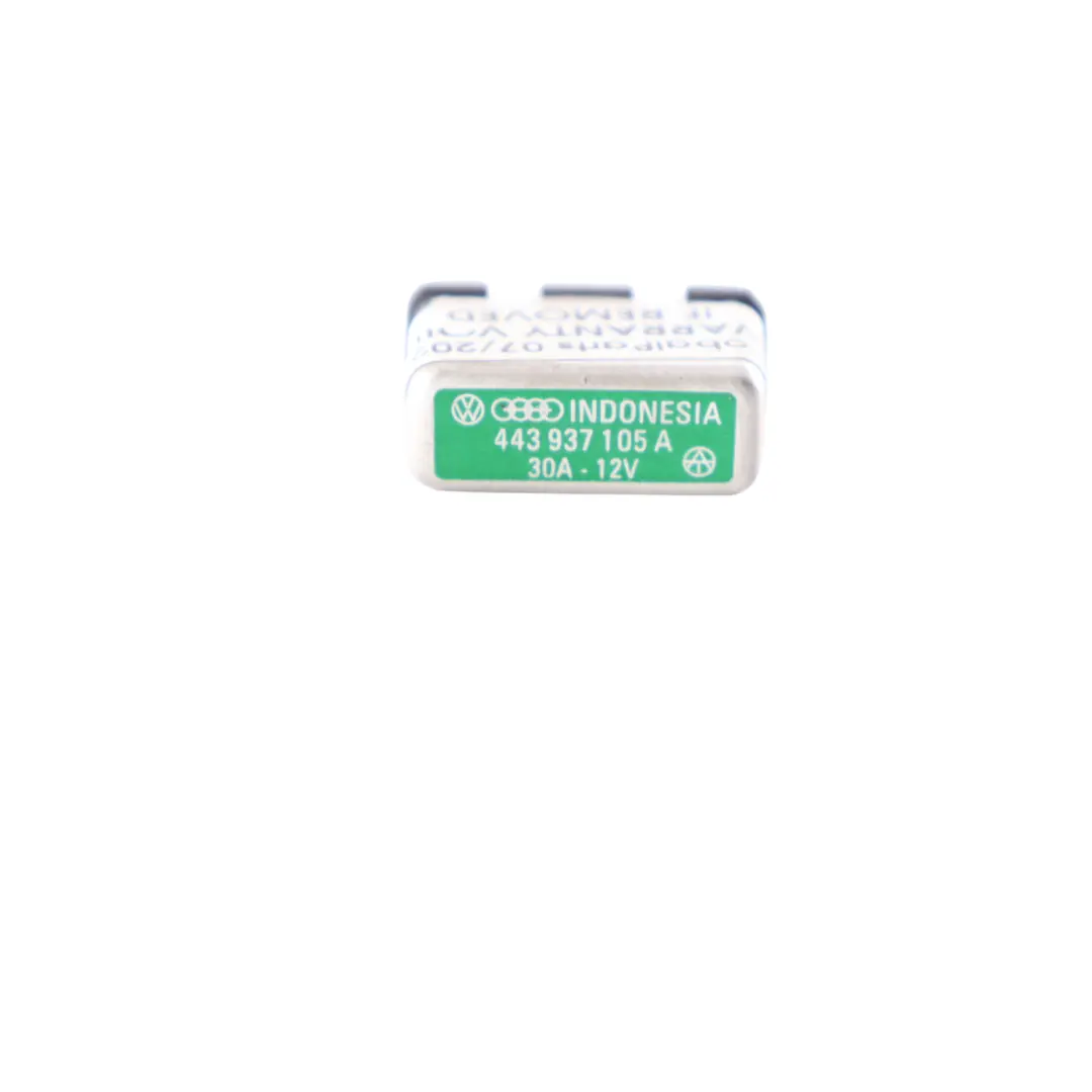 VW Volkswagen Audi Skoda Seat Bezpiecznik 30A 12V - SKU 443937105A - Numer Części 443937105A