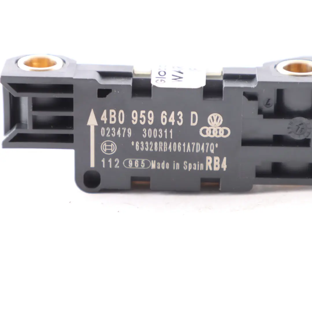  Impact Sensor Audi A3 8P A4 B7 A8 D3 Crash Air Unit Module - SKU 4B0959643D - Part number 4B0959643D