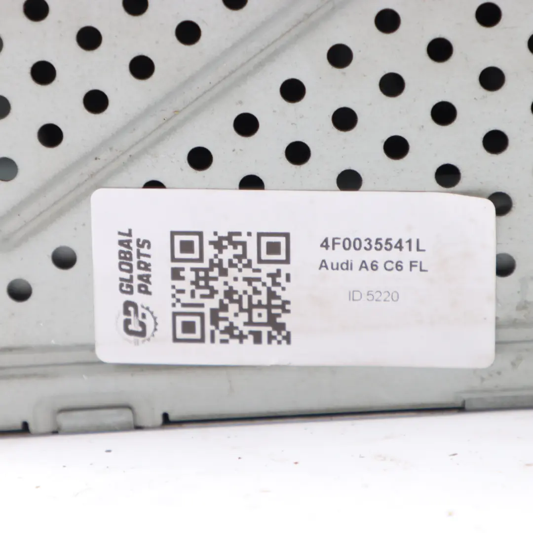 Audi A6 C6 Unidad principal de control del receptor de radio - SKU 4F0035541L - Número de pieza 4F0035541L