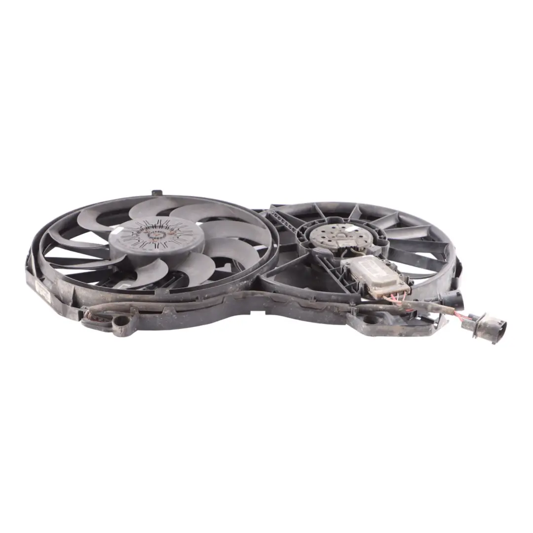 Audi A6 C6 3.0 TDI Radiator Fan Left Right N/O/S Engine Blower Set - SKU 4F0121003AC - Part number 4F0121003AC