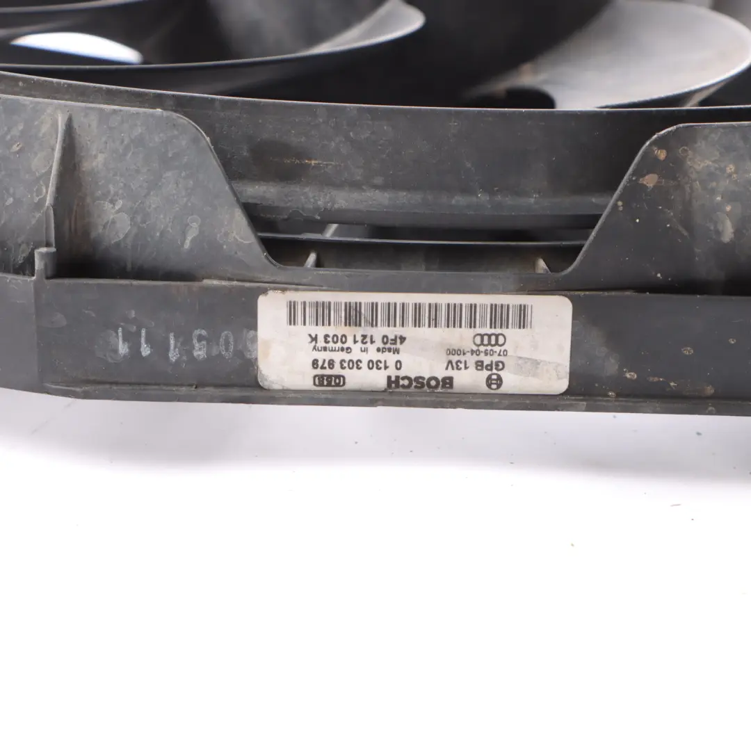 Audi A6 C6 3.0 TDI Radiator Fan Left Right N/O/S Engine Blower Set - SKU 4F0121003AC - Part number 4F0121003AC