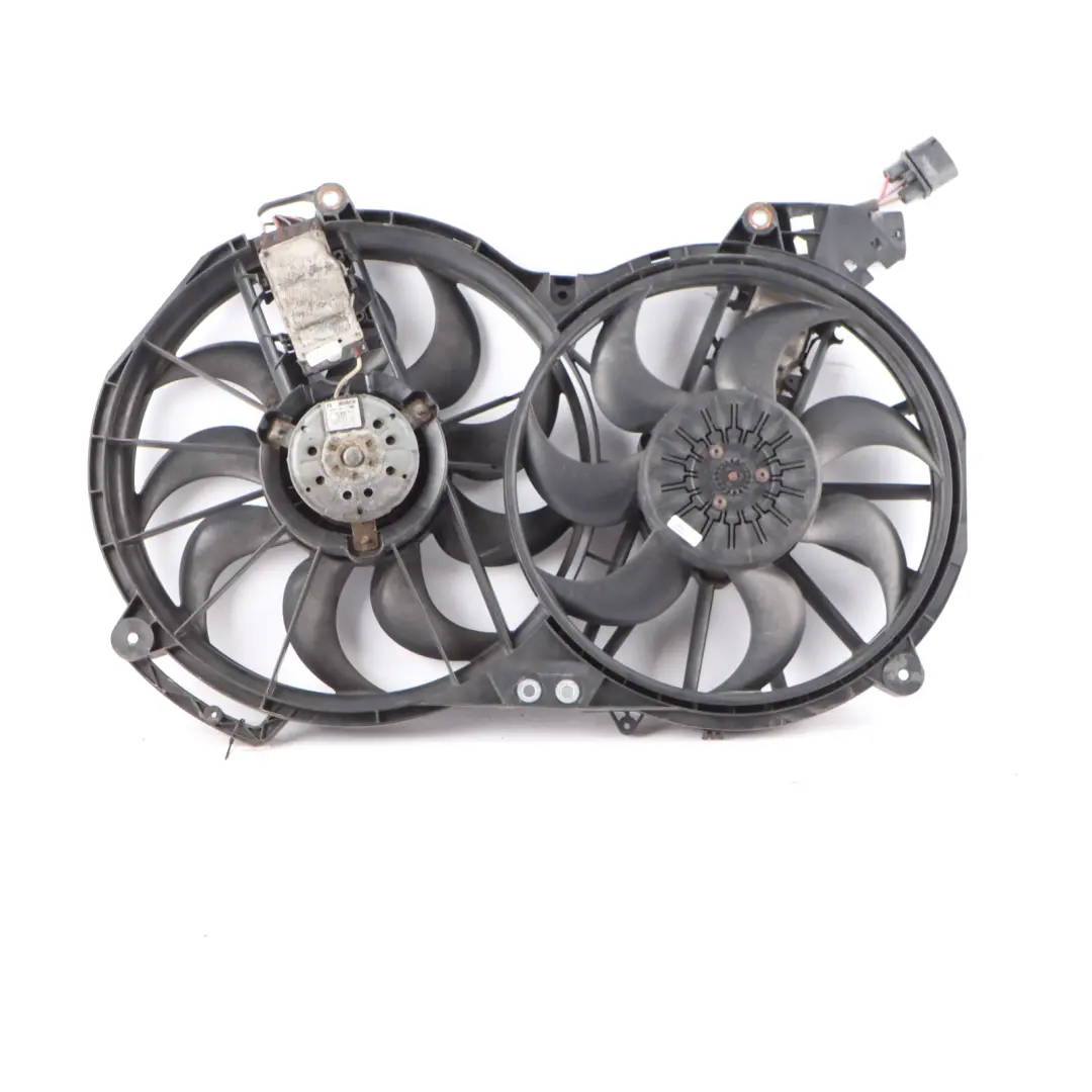 Ventilador Radiador Derecha Motor Blower Set para Audi A6 C6 3.0 TDI con número de pieza 4F0121003AC Audi A6 C6 3.0 TDI Ventilador Radiador Derecha Motor Blower Set - SKU 4F0121003AC - Número de pieza 4F0121003AC