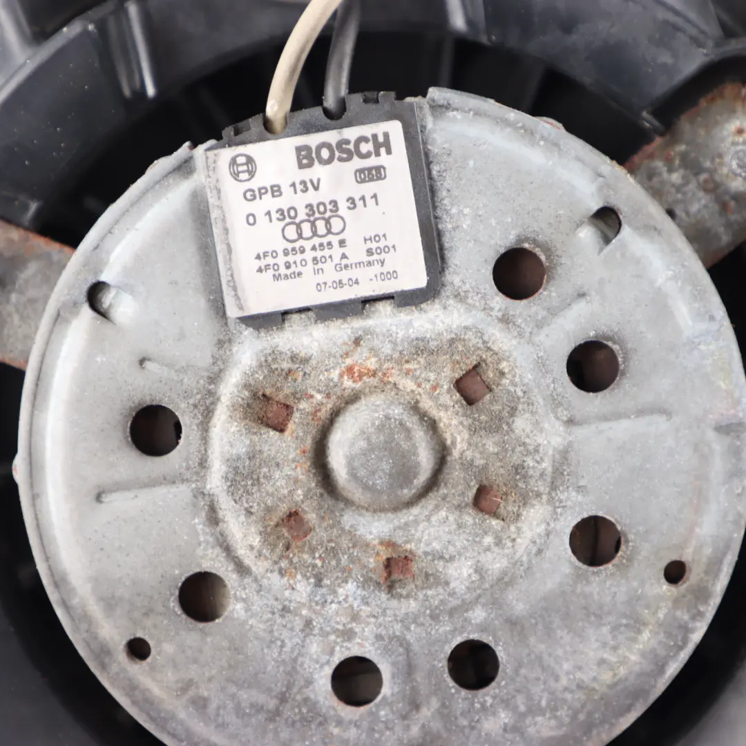 Audi A6 C6 3.0 TDI Radiator Fan Left Right N/O/S Engine Blower Set - SKU 4F0121003AC - Part number 4F0121003AC