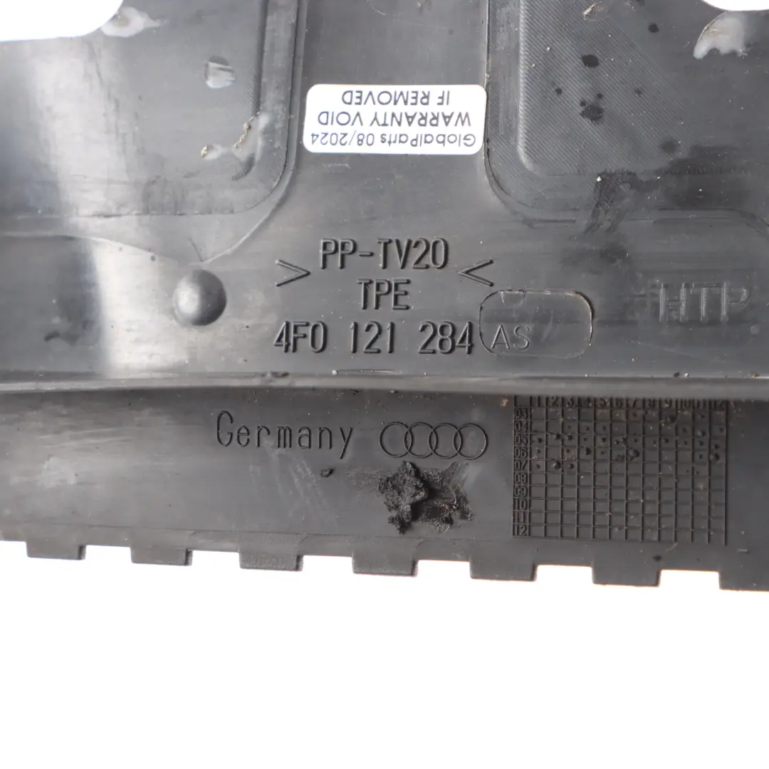 Audi A6 C6 3.0 TDI Front Right O/S Radiator Air Duct Guide Channel - SKU 4F0121284AS - Part number 4F0121284AS