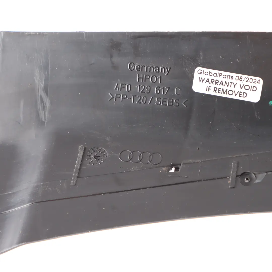 Audi A6 C6 Air Intake Pipe Hose Tube Duct Trim Cover - SKU 4F0129617C - Part number 4F0129617C