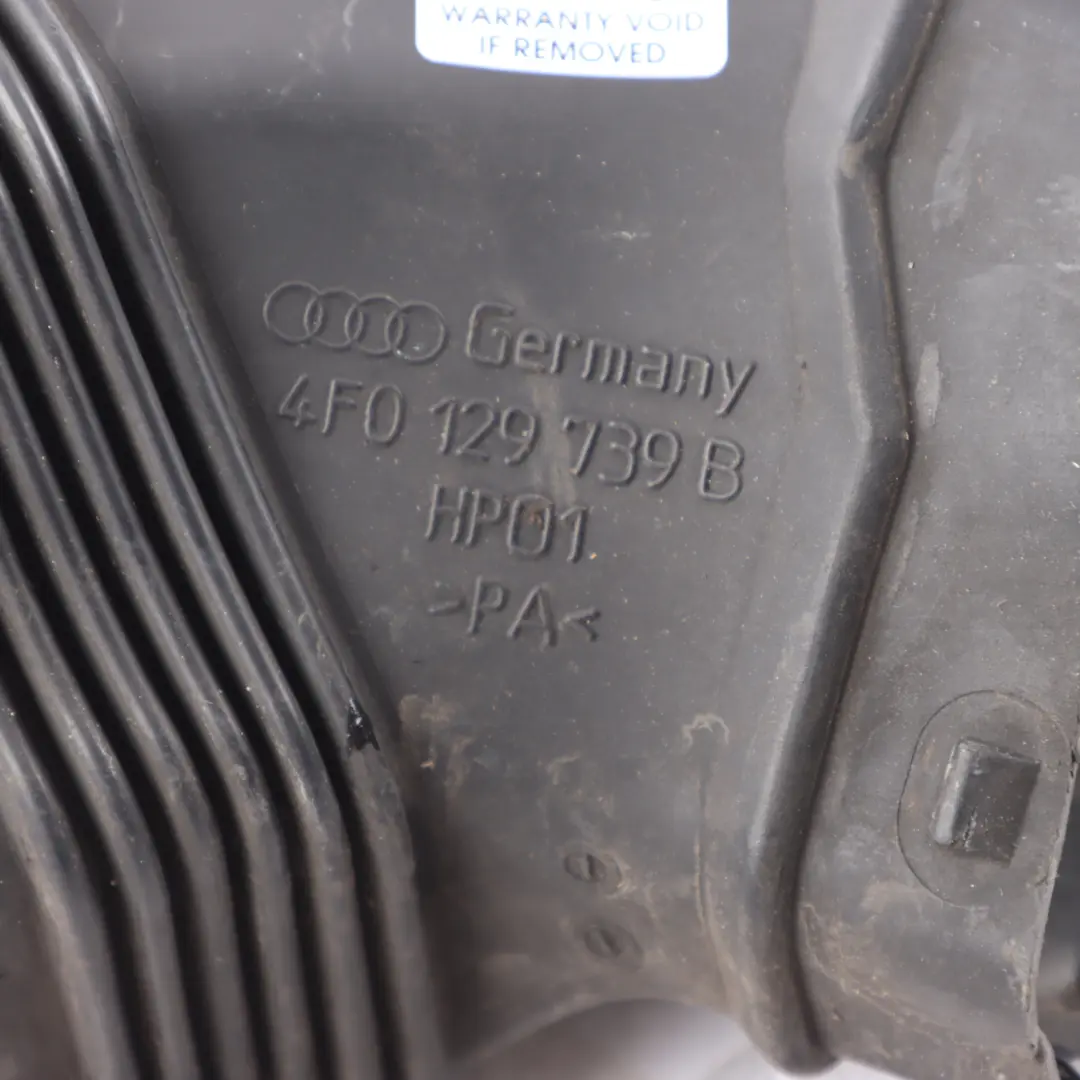 Audi A6 C6 Entrada De Aire Tubo De Admisión - SKU 4F0129739B - Número de pieza 4F0129739B