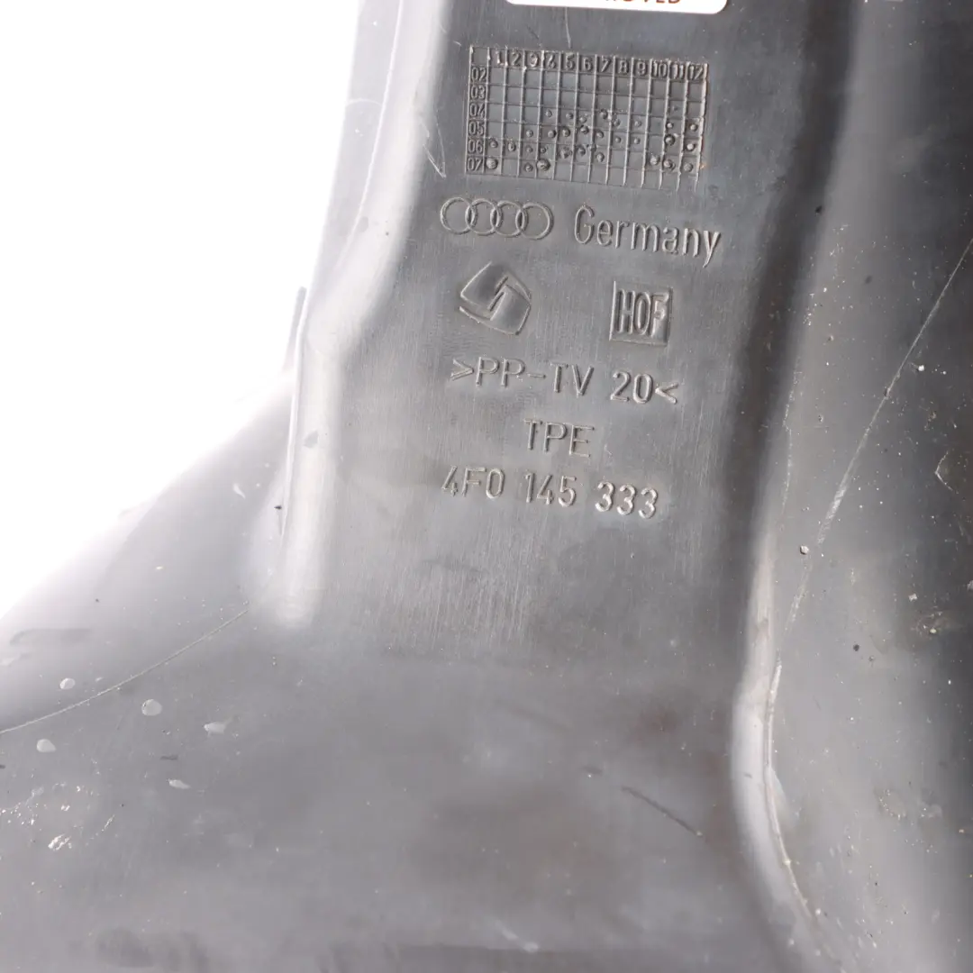 Audi A6 C6 3.0 TDI Admisión Aire Guía Intercooler Conducto Canal - SKU 4F0145333 - Número de pieza 4F0145333