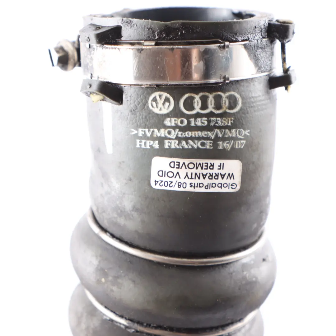Audi A6 C6 3.0 TDI Diésel Turbo Cargador Intercooler Tubo Manguera - SKU 4F0145738F - Número de pieza 4F0145738F