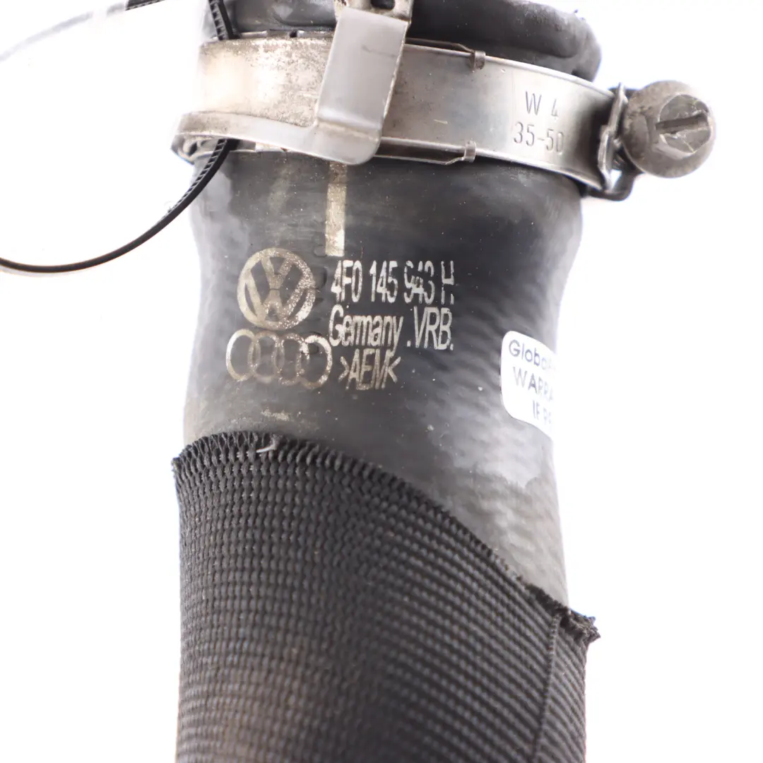 Audi A6 C6 3.0 TDI Diesel Charger Air Hose Pipe Line Tube 4F0145943H - SKU 4F0145943M - Part number 4F0145943M
