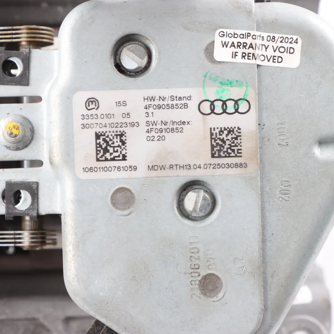 Audi A6 C6 Steering Column Wheel Adjustment Mechanism - SKU 4F0419512H - Part number 4F0419512H