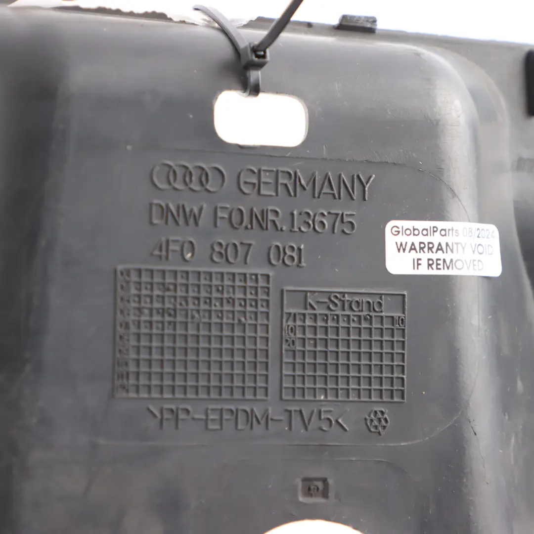 Audi A6 C6 Front Slam Panel Cowling Radiator Support Mount Bracket - SKU 4F0807081 - Part number 4F0807081