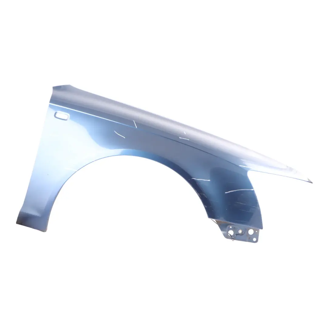Side Panel Audi A6 C6 Front Right O/S Wing Fender Stratus Blue Metallic - Z5B to with Part number 4F0821104A Side Panel Audi A6 C6 Front Right O/S Wing Fender Stratus Blue Metallic - Z5B - SKU 4F0821104A-STBL - Part number 4F0821104A