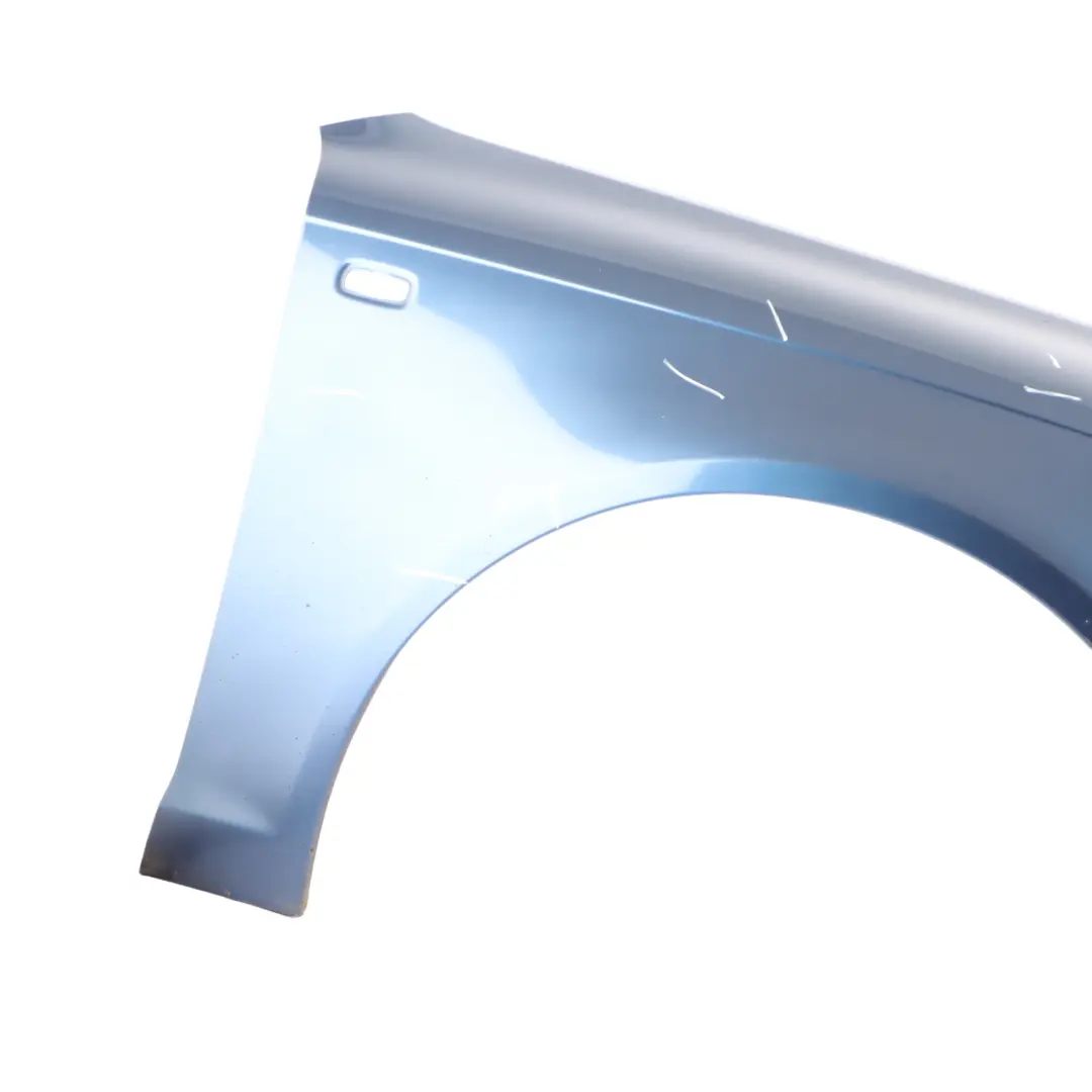 Side Panel Audi A6 C6 Front Right O/S Wing Fender Stratus Blue Metallic - Z5B to with Part number 4F0821104A Side Panel Audi A6 C6 Front Right O/S Wing Fender Stratus Blue Metallic - Z5B - SKU 4F0821104A-STBL - Part number 4F0821104A
