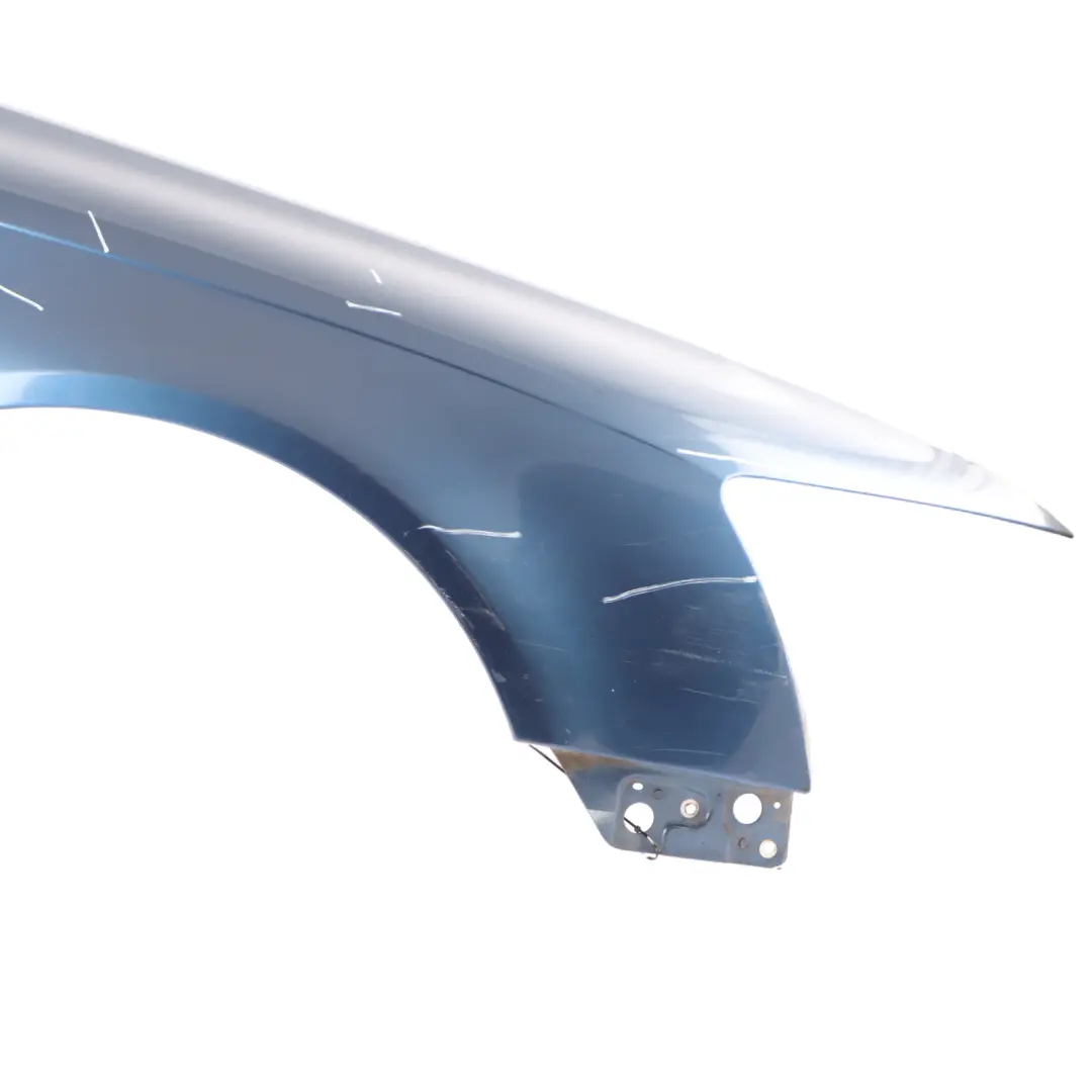 Side Panel Audi A6 C6 Front Right O/S Wing Fender Stratus Blue Metallic - Z5B to with Part number 4F0821104A Side Panel Audi A6 C6 Front Right O/S Wing Fender Stratus Blue Metallic - Z5B - SKU 4F0821104A-STBL - Part number 4F0821104A