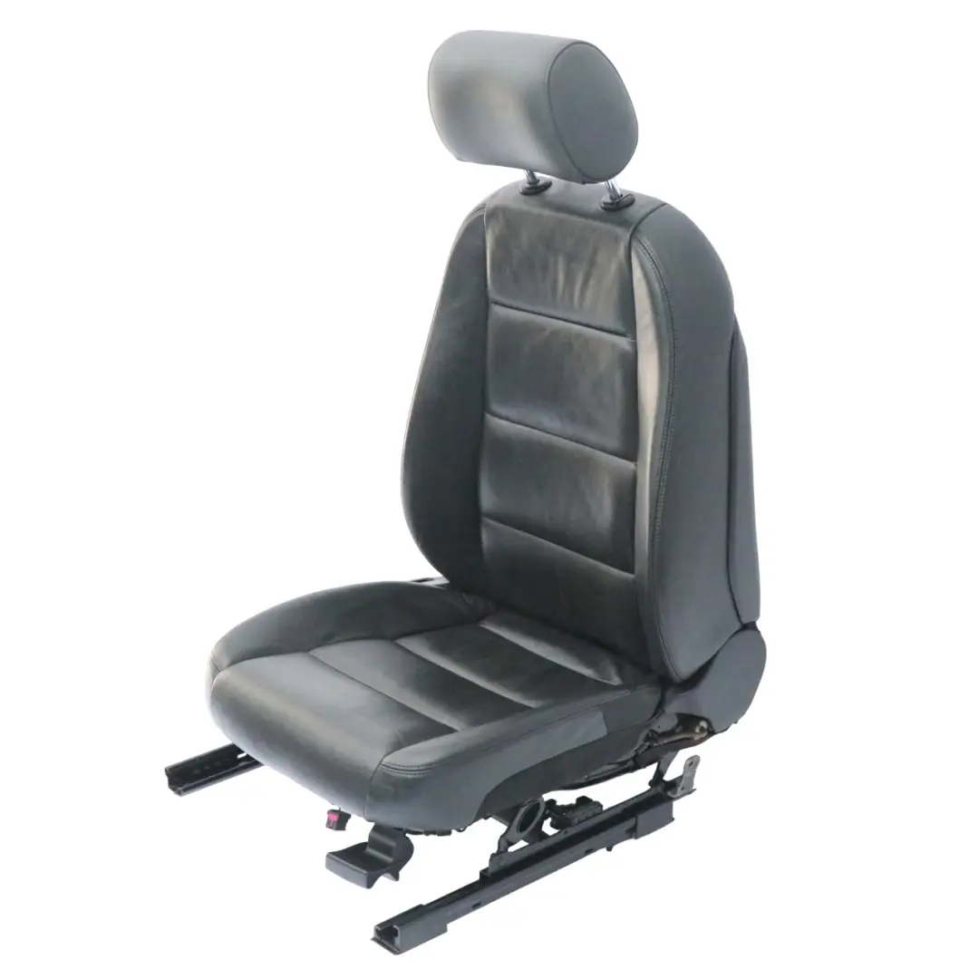 Siège avant droit Siège intérieur cuir noir pour Audi A6 C6 à propos du numéro de pièce 4F0881806BA Audi A6 C6 Siège avant droit Siège intérieur cuir noir - SKU 4F0881806BA-1 - Numéro de pièce 4F0881806BA