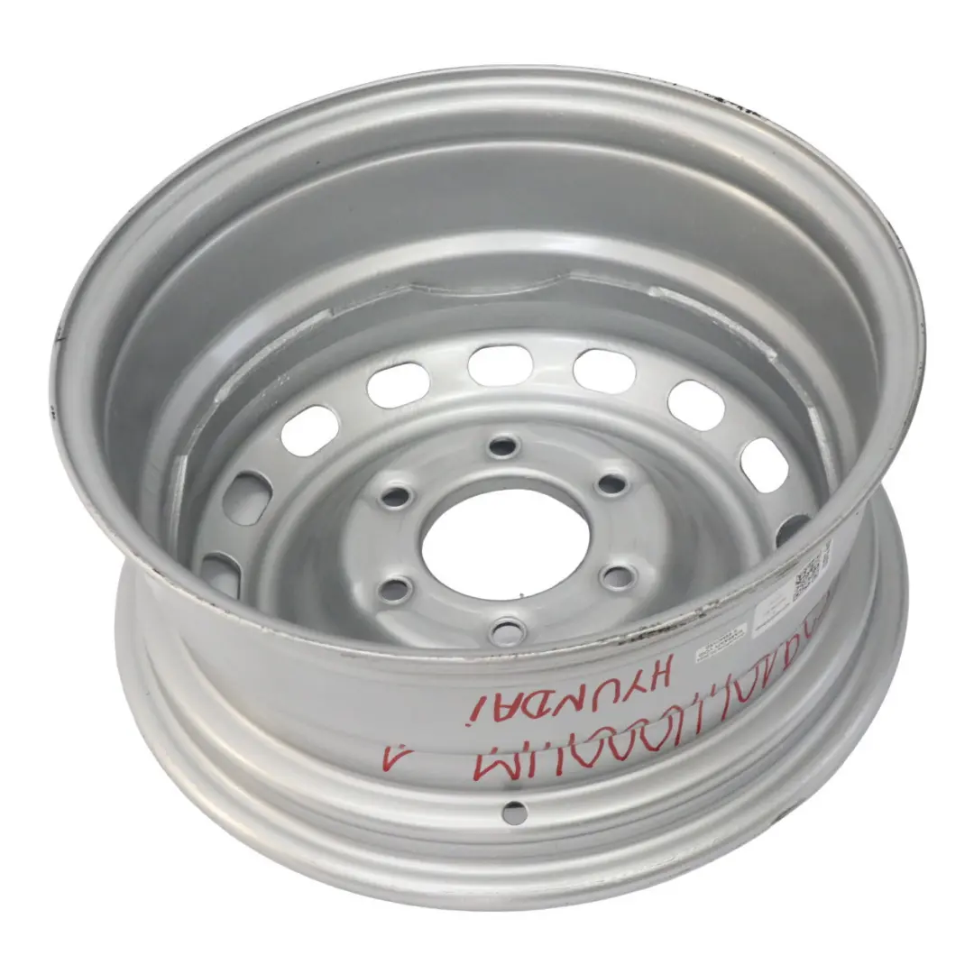 Cerchio Hyundai H-1 Silver in acciaio 16" 6,5J ET:56 H per con numero di parte 529104H000HM Cerchio Hyundai H-1 Silver in acciaio 16" 6,5J ET:56 H - SKU 529104H000HM-1 - Numero di parte 529104H000HM