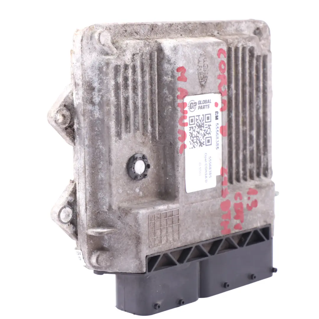 Z13DTH Diesel Engine Control Unit Module ECU to Vauxhall Corsa D 1.3 CDTI with Part number 55568385 Vauxhall Corsa D 1.3 CDTI Z13DTH Diesel Engine Control Unit Module ECU - SKU 55568385 - Part number 55568385