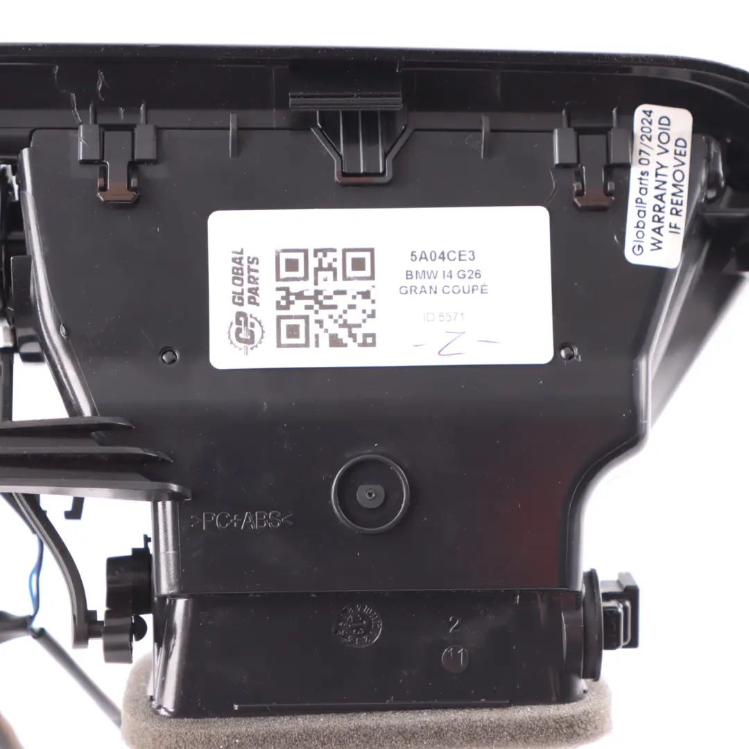Vent BMW G20 LCI G26 Fresh Air Grille Dashboard Dash Centre Grille to Air with Part number 5A04CE3 Air Vent BMW G20 LCI G26 Fresh Air Grille Dashboard Dash Centre Grille - SKU 5A04CE3 - Part number 5A04CE3