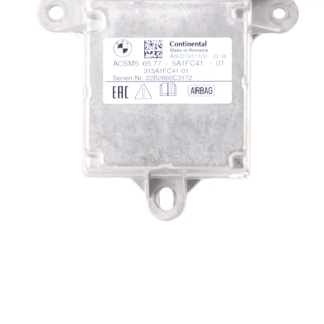 BMW X3 X4 G11 G30 G31 G32 G01 G02 Air Module Control Unit ECU SRS Module - SKU 5A1FC41 - Part number 5A1FC41