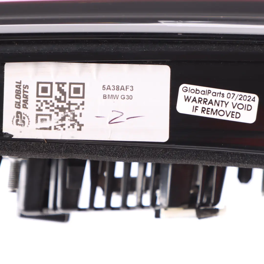 Lamp Light Left N/S Tailgate Side Panel Tail Light to BMW G30 Rear with Part number 5A38AF3 BMW G30 Rear Lamp Light Left N/S Tailgate Side Panel Tail Light - SKU 5A38AF3 - Part number 5A38AF3