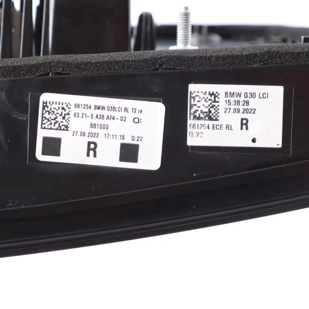 Tail light Rear Right O/S Lamp LED Trunk to BMW M5 F90 LCI G30 LCI with Part number 5A38AF4 BMW M5 F90 LCI G30 LCI Tail light Rear Right O/S Lamp LED Trunk - SKU 5A38AF4 - Part number 5A38AF4