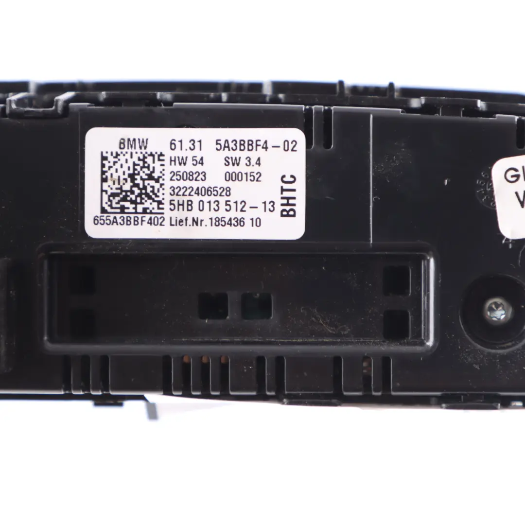 G87 Climate Air Conditioning Rear Control Panel A/C Unit to BMW G20 G80 G82 with Part number 5A3BBF4 BMW G20 G80 G82 G87 Climate Air Conditioning Rear Control Panel A/C Unit - SKU 5A3BBF4 - Part number 5A3BBF4