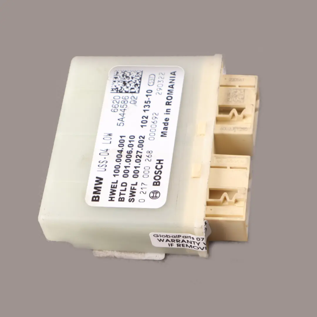  Unidad de control del módulo del sistema de alarma ultrasónico BMW F40 - SKU 5A44586 - Número de pieza 5A44586