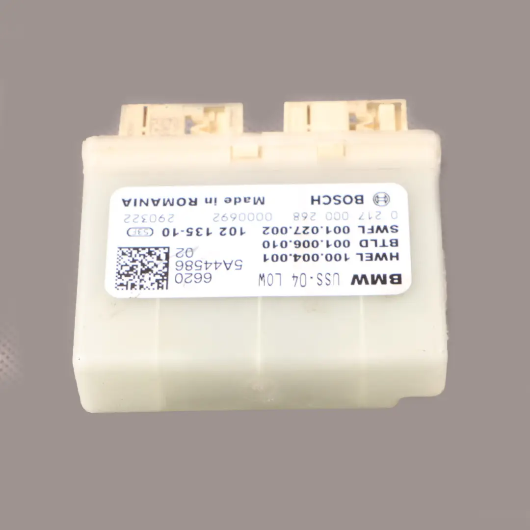 Ultraschall-Alarmanlage Modul Steuergerät für BMW F40 mit Teilenummer 5A44586 BMW F40 Ultraschall-Alarmanlage Modul Steuergerät - SKU 5A44586 - Teilenummer 5A44586