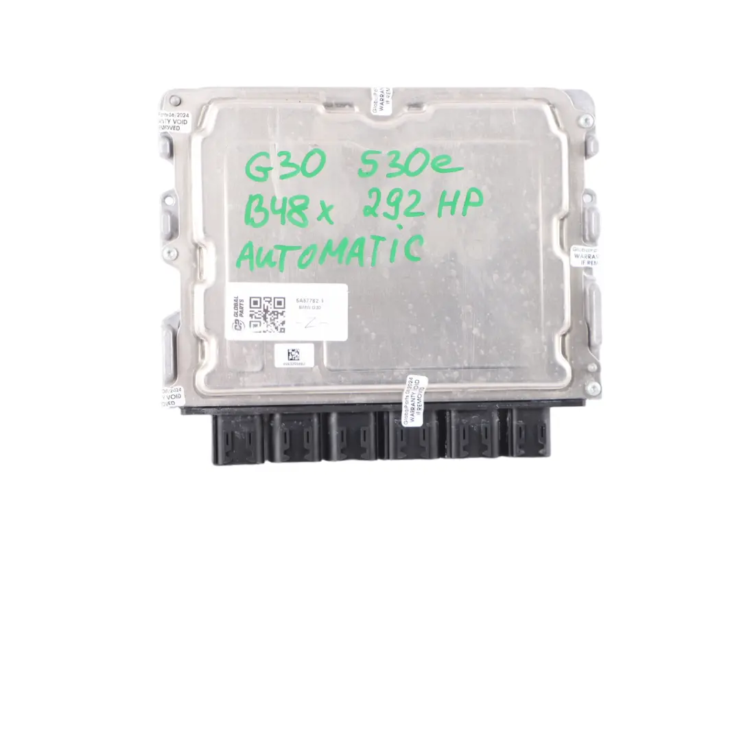 BMW G30 530E B48X Hybrid Engine Control Unit ECU Kit DME Key BDC - SKU 5A57782-1 - Part number 5A57782