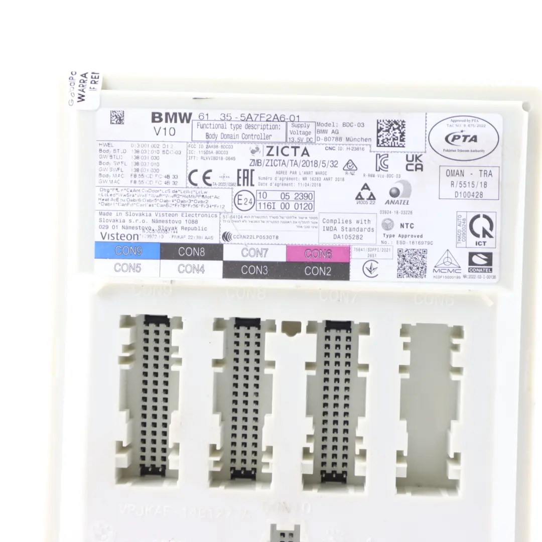 BMW G30 530E B48X Hybrid Engine Control Unit ECU Kit DME Key BDC - SKU 5A57782-1 - Part number 5A57782