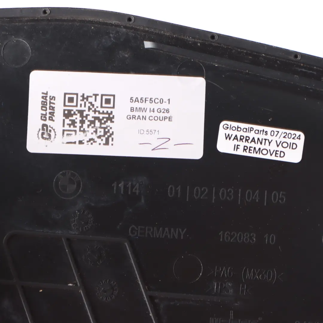 BMW i4 G26 eDrive35 Electric Flap Engine Cover Trim Flap Right O/S - SKU 5A5F5C0-1 - Part number 5A5F5C0