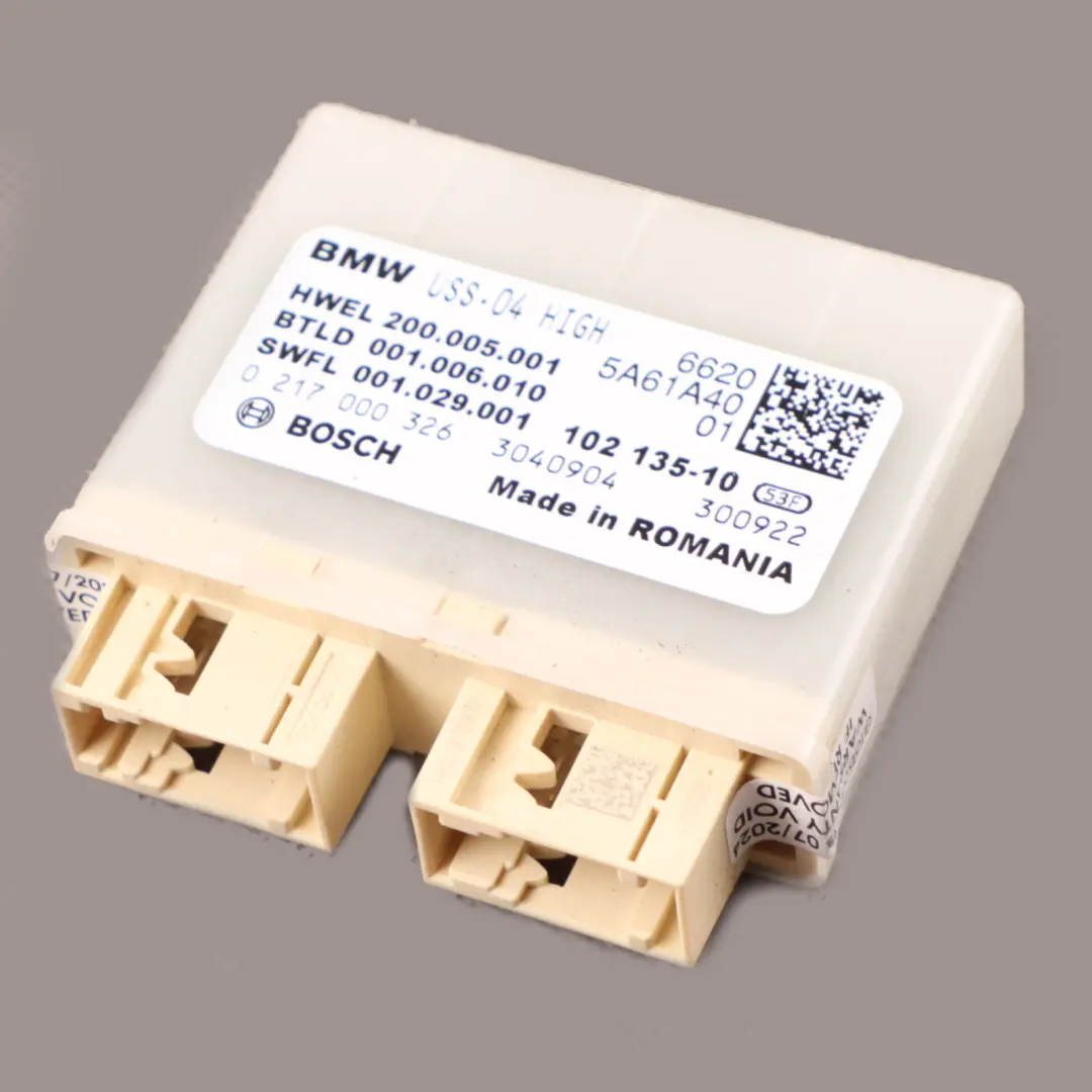 Parking Distance Control Module Unit PDC to BMW G30 with Part number 5A61A40 BMW G30 Parking Distance Control Module Unit PDC - SKU 5A61A40 - Part number 5A61A40