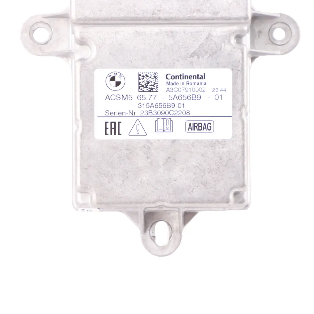 BMW G20 G21 G26 Front Air Module SRS Control Unit - SKU 5A656B9 - Part number 5A656B9